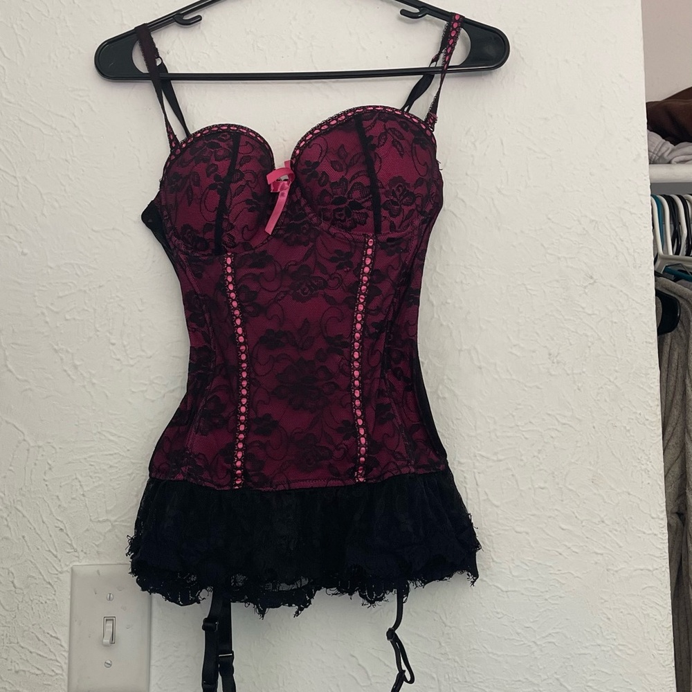 Lingerie corset dress